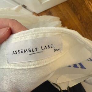 Assembly Label White Dress S/M